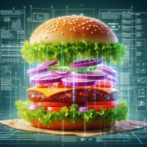 digital hamburger